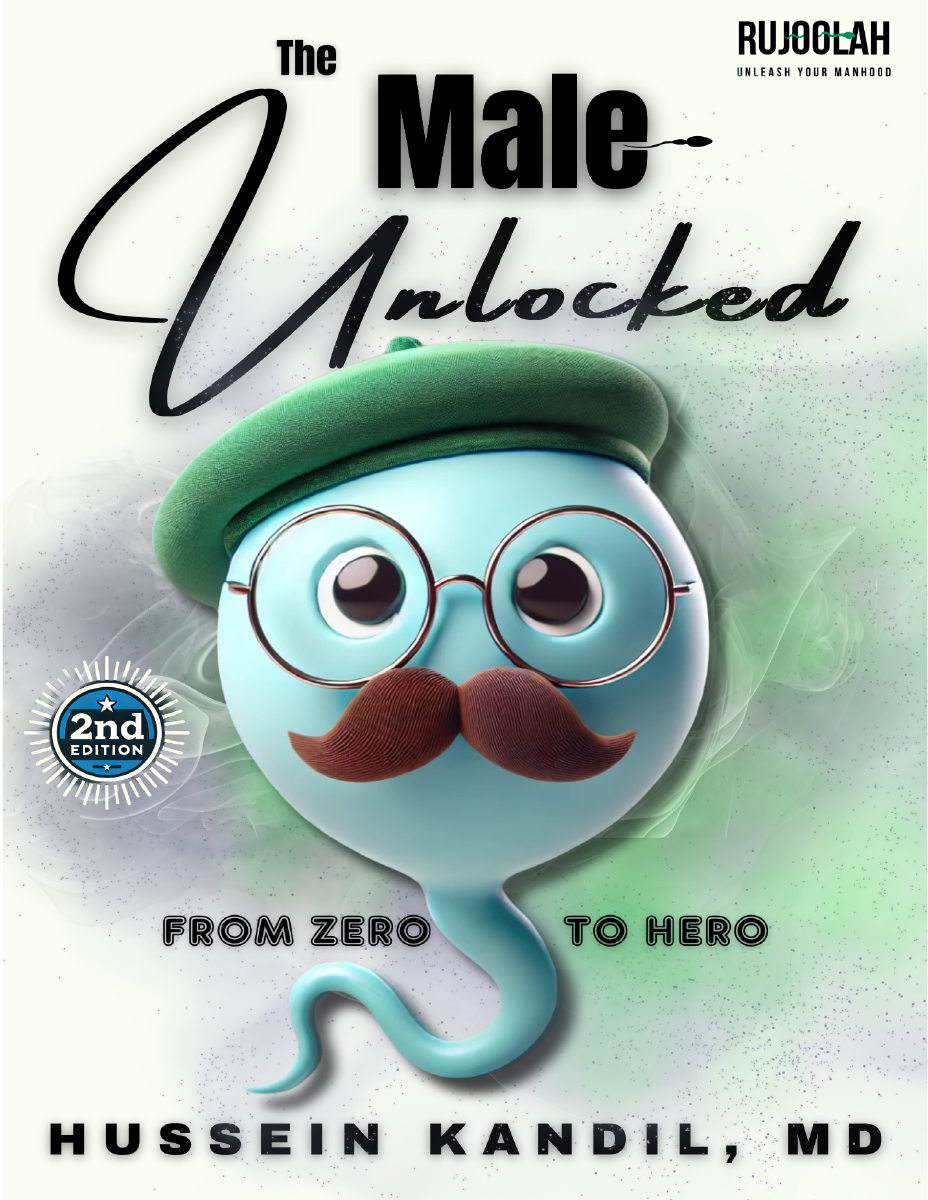 The Male Unlocked by Dr. Hussein Kandil, second edition book cover